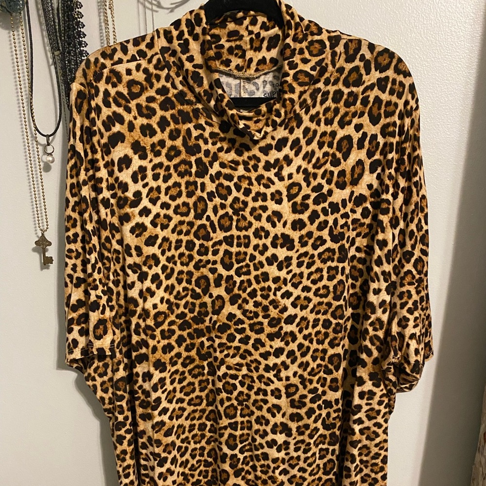 Mock neck top